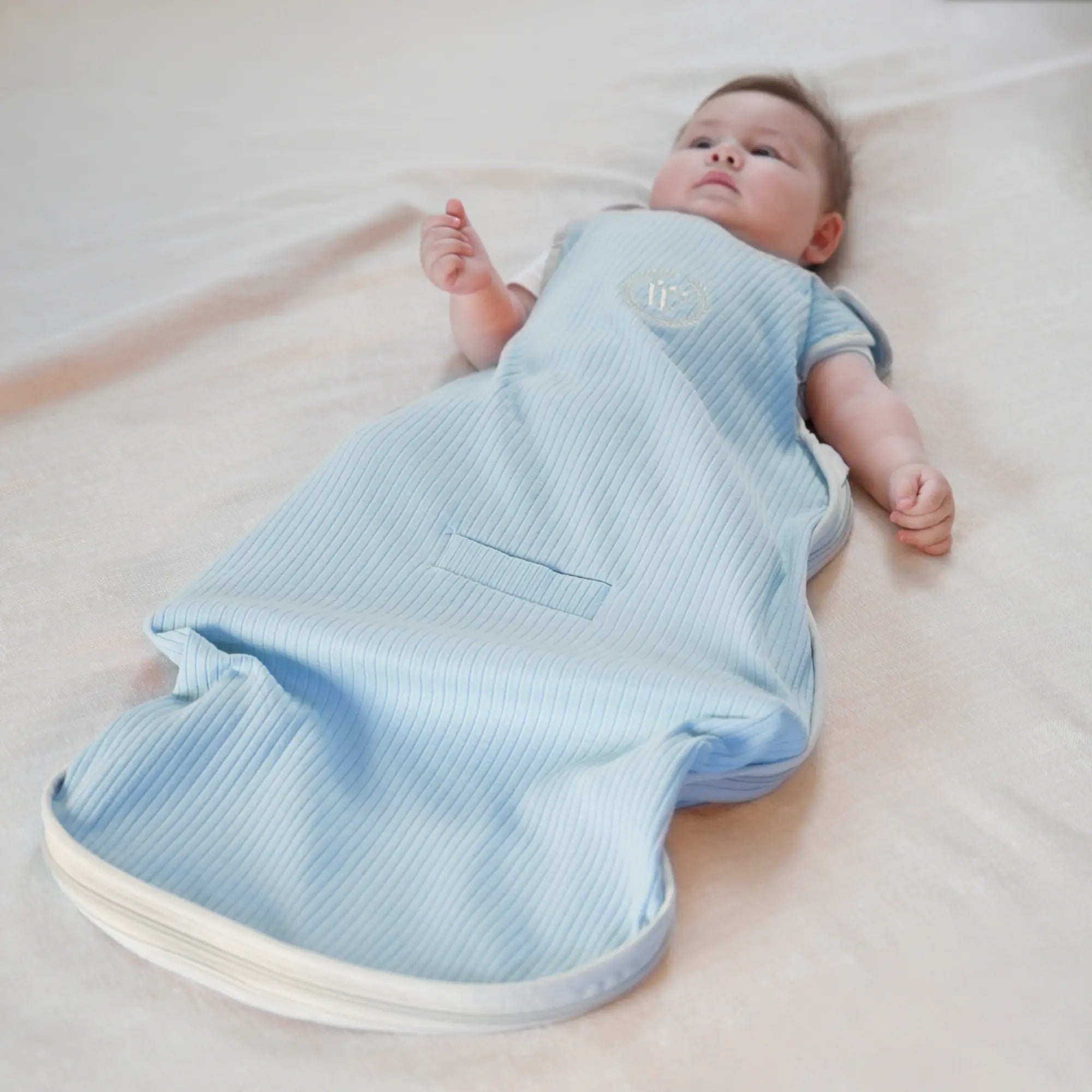 Diawoo Cacoon 4 Mevsim Bulut Mavisi Merino Uyku Tulumu