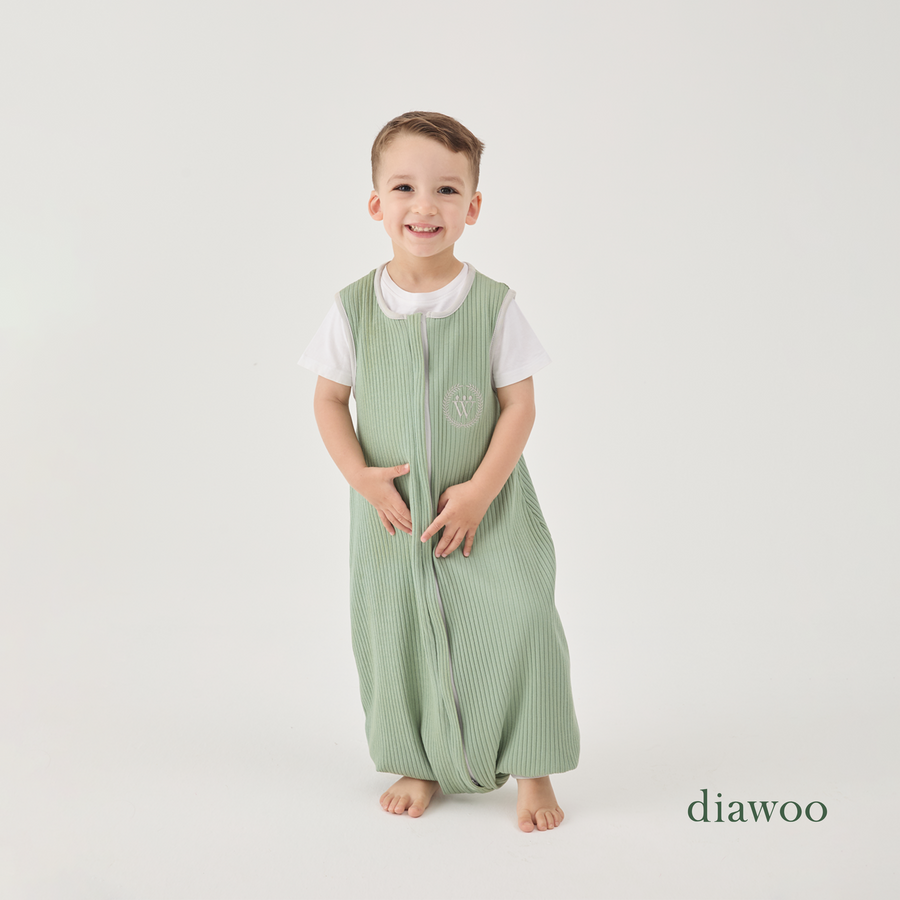 Diawoo Cacoon Walker - 4 Mevsim Zeytin Yeşili Merino Uyku Tulumu