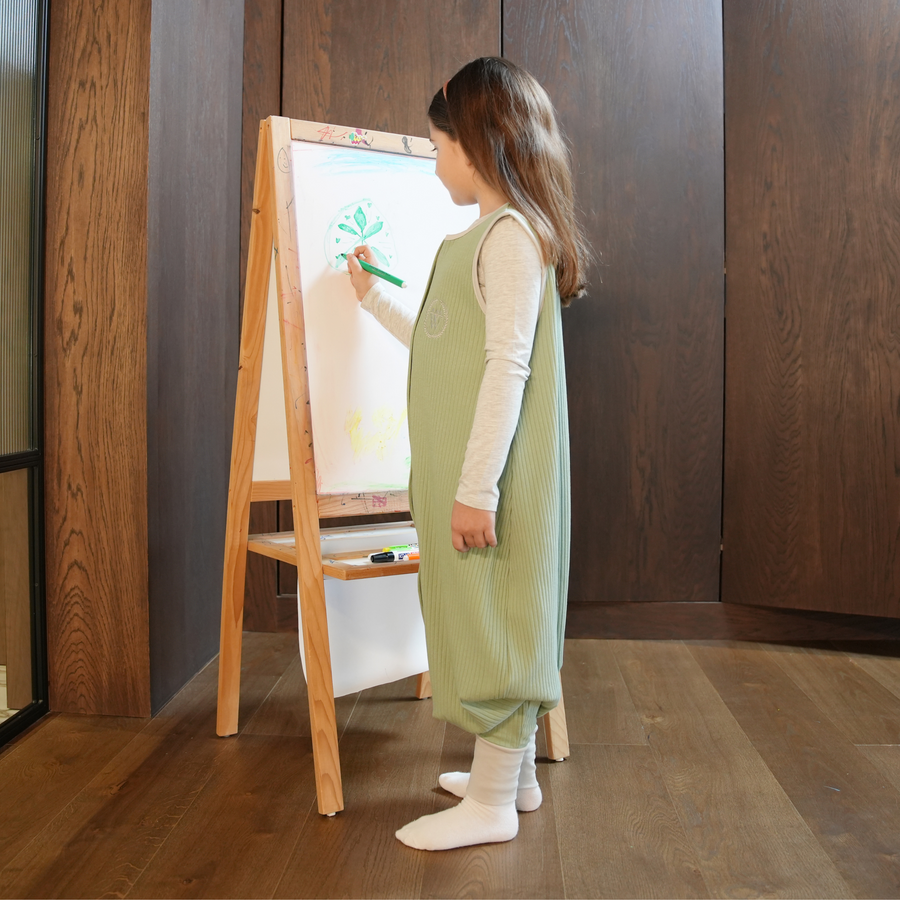 Diawoo Cacoon Walker - 4 Mevsim Zeytin Yeşili Merino Uyku Tulumu